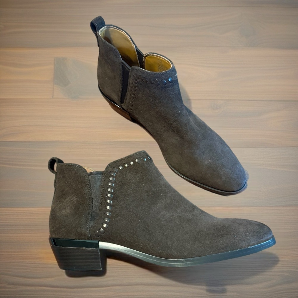 NWOT Coach Women's Carter Suede Ankle Bootie Size 11 Black, MSRP $245